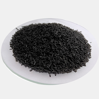 Charbon actif extrudé en colonne à base de charbon de bois pour la purification de l'air, granulométrie 4mm 7mm