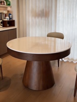 Nouvelle table à manger transformable télescopique en bois massif de style chinois, personnalisable pour 10 personnes, meubles de maison, utilisation en villa