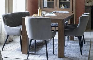 Chaises de restaurant et d'hôtel sur mesure fabriquées en Chine, dossier haut, revêtement en tissu velours - Product Image 6