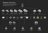 Spot encastrable au plafond réglable 5W 10W 15W COB Spot de salon, indice de rendu des couleurs automatique Spot LED