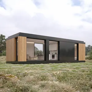 CBMMART maison préfabriquée de luxe moderne maison modulaire préfabriquée facile à assembler 20ft 40ft maison conteneur
