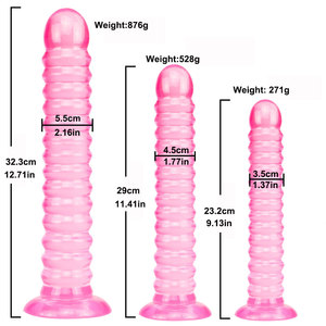 Boîte personnalisée gratuite-5 Style gelée gode anal avec ventouse énormes godes jouets sexuels fausse <span class=keywords><strong>bite</strong></span> gros pénis godemichet Anal boutique érotique - Product Image 4