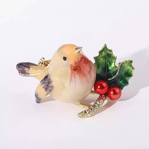 Spilla Color smalto con temperamento femminile di fascia alta corpetto di uccelli selvatici di lusso leggero con spilla di minoranza squisita - Product Image 2