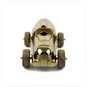 Modèle miniature de voiture de luxe dorée, objet décoratif, jouet, décoration de table, de maison ou de bureau, accessoires cadeaux portables - Product Image 3