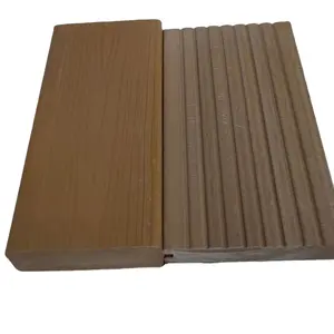 Extruded Process HDPE Plastic Composite Decking Boards Timber Lumber For Sale Plastic Lumber