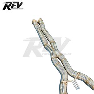Silenciador de Escape con Válvula de Acero Inoxidable Pulido Tipo Espejo REV para Chevrolet <span class=keywords><strong>Corvette</strong></span> <span class=keywords><strong>C7</strong></span> Stingray/Z06/Z51/<span class=keywords><strong>ZR1</strong></span> 6.2L 2014- - Product Image 4