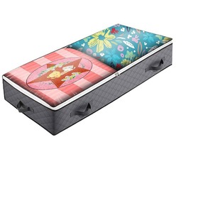Fabric Quilt Storage Bag 100x50x18cm Large Capacity Under Bed Organizer For Clothes And Blankets - Product Image 5