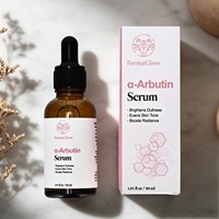 Sérum Visage Éclaircissant et Unifiant au Niacinamide et Alpha Arbutine Fermentée pour une Peau Radieuse et Correctrice des Taches Pigmentaires