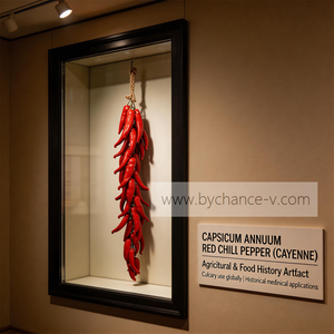 Tresse de piments artificiels pour exposition – Modèle durable pour musées, expositions éducatives, agriculture, botanique, histoire alimentaire, salles de classe - Product Image 3