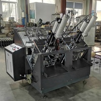 Machine de fabrication de couvercles de boîtes à fromage DS-M2 Plieuse d'assiettes en papier brut avec composant moteur central