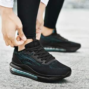 Chaussures de sport décontractées toutes saisons pour hommes, légères et confortables, avec amorti, pour la course et la marche en extérieur, doublure en maille tendance - Product Image 3