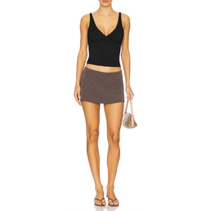 Sexy Deep V Casual Running <strong>Top</strong> Women's Tight Fitting Exposed Navel Outdoor Fitness Yoga Vest - Product Image 3