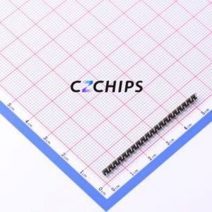 X1311WVS-40J-C18D42R1 Pin Header SMD,P=1.27mm Connector ( Pin Structure: 1x40P )( Pitch: 1.27mm )( Row Spacing: 1.27mm ) - Product Image 2