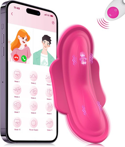 G-Punkt <span class=keywords><strong>Vagina</strong></span> Stimulator Zungen lecken <span class=keywords><strong>Sex</strong></span> maschine mit tragbaren Panty APP Fernbedienung Dildo und Rose Vibrator - Product Image 1