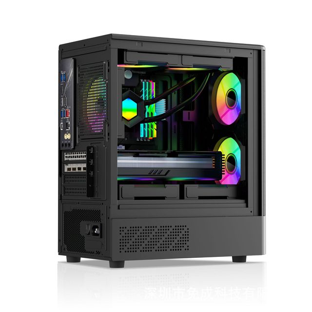 Full Tower With Power Supply Gaming Pc Cabinet Host Desktop Computer case