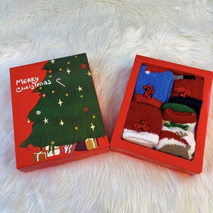 Chaussettes d'hiver chaudes <span class=keywords><strong>de</strong></span> Noël 2025 en gros pour hommes et femmes, chaussettes <span class=keywords><strong>de</strong></span> sport festives colorées, emballage personnalisé, boîte cadeau - Product Image 4