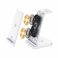 Nouvelles idées de produits Chargeur sans fil mobile 3 en 1 amovible 15W rapide pour iPhone Station de charge sans fil