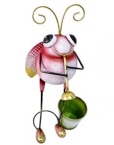 Outdoor prato ornamenti con vaso di fiori In Metallo Ant Decorazioni Da Giardino - Product Image 6