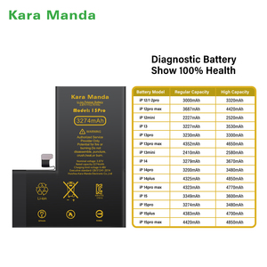Kara Manda แบตเตอรี่วินิจฉัย OEM ใหม่ใช้ได้กับการชาร์จระบบล่าสุดตามปกติสำหรับ <span class=keywords><strong>iPhone</strong></span> <span class=keywords><strong>6</strong></span>ถึง15 PRO MAX แบตเตอรี่ <span class=keywords><strong>iPhone</strong></span> - Product Image 5