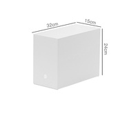 Archivador Rodante Clásico para Oficina en Casa, Archivador de Plástico Multifuncional Plegable de PP, Caja de Almacenamiento de 6-10L