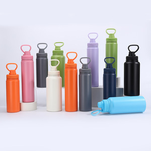 SilverJet 24oz Vacuum Insulated Stainless Steel Water <b>Bottle</b> Double Wall Thermal <b>Flask</b> For Sports Travel Outdoor Use - Product Image 4