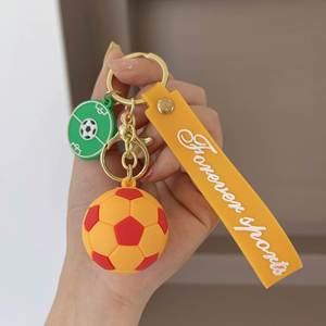 2026 Wholesale Plastic Football Keychain Cute Design <b>for</b> <b>Men</b> and Women Schoolbag Pendant <b>Small</b> <b>Gift</b> - Product Image 2
