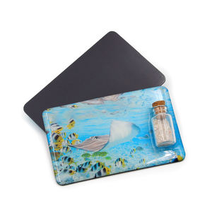 עיצוב מטבח ביתי מתנה עיר תיירות מקרר מגנט גודל מותאם אישית שרף מקרר אפוקסי מגנט המדינה דגל מזכרת למקרר - Product Image 6