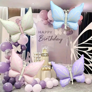 Globo <span class=keywords><strong>de</strong></span> aluminio mate <span class=keywords><strong>con</strong></span> diseño <span class=keywords><strong>de</strong></span> mariposa <span class=keywords><strong>de</strong></span> 37 pulgadas, decoración <span class=keywords><strong>para</strong></span> bodas y fiestas <span class=keywords><strong>de</strong></span> <span class=keywords><strong>cumpleaños</strong></span>, globo <span class=keywords><strong>de</strong></span> aire lleno <span class=keywords><strong>de</strong></span> <span class=keywords><strong>helio</strong></span> - Product Image 2
