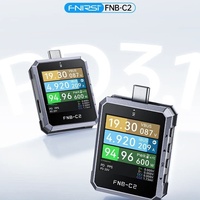 FNIRSI FNB-C2 Testeur de Protocole de Charge Rapide Type-C, Mètre de Tension et de Courant USB Haute Précision