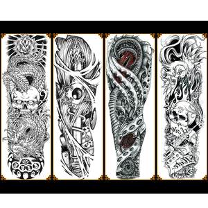 Tatuaggio permanente temporaneo del braccio completo della manica dell'uomo di grandi dimensioni di nuovo Design - Product Image 3