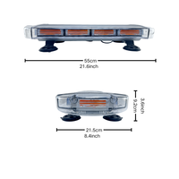 Nouvelle barre lumineuse stroboscopique LED haute puissance, lampe clignotante double face pour voiture, intensité des lumières d'avertissement d'urgence, 12V