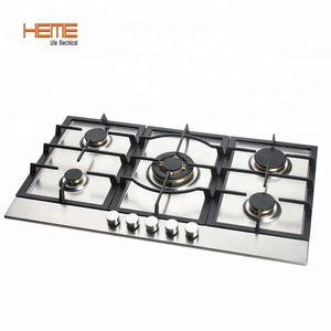CE Approved 90cm Italian Universal Built-In Gas <b>Stove</b> with Brass Burner Gas Cooktops - Product Image 3