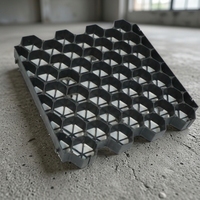Grilles de renforcement alvéolaires en plastique HDPE pour pelouses et parkings, épaisseur personnalisable