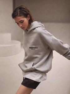 <span class=keywords><strong>Felpa</strong></span> con Cappuccio in Pile Stile Americano per <span class=keywords><strong>Uomo</strong></span>, Design Trendy con Tasca e Logo del Marchio - Product Image 6