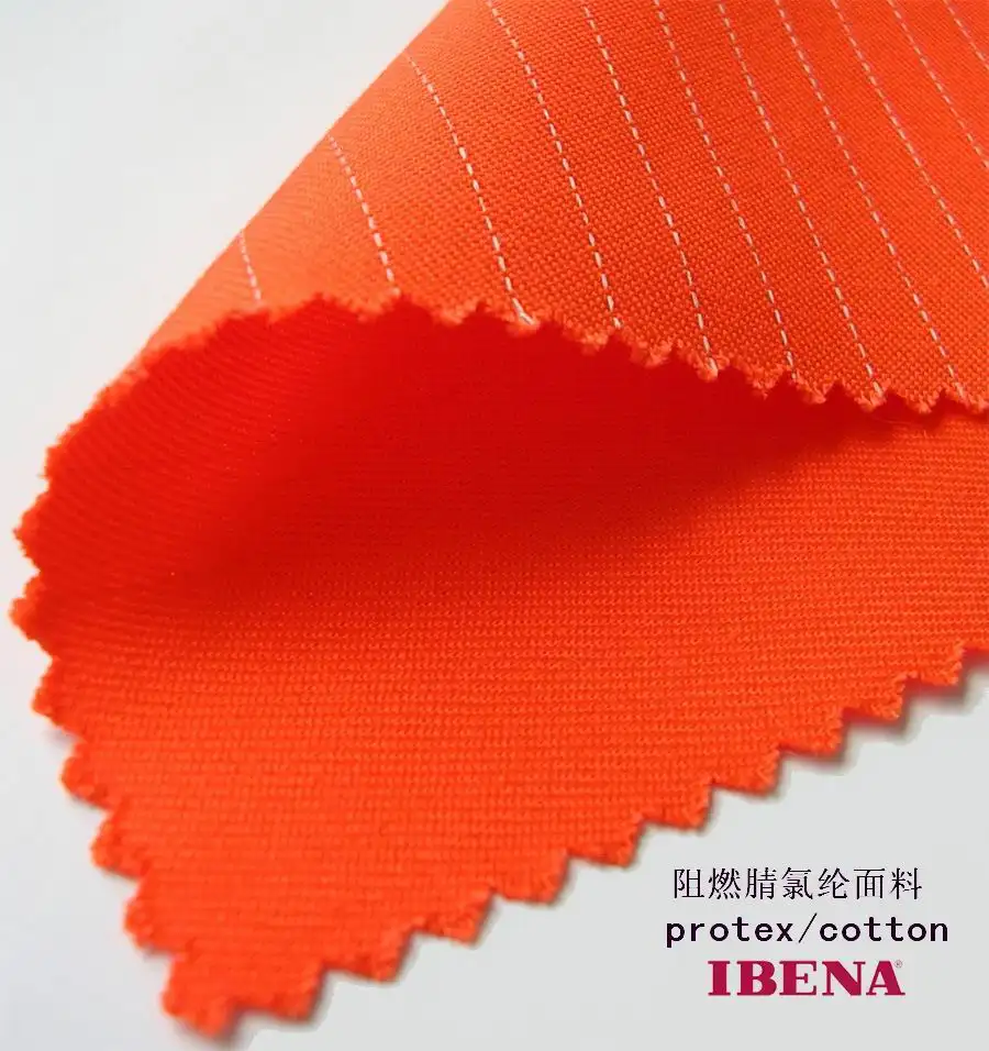 Modacrylic cotton woven fabric / fireproof and waterproof Modacrylic aramid fabric / ISO11612 Flame retardant fabric