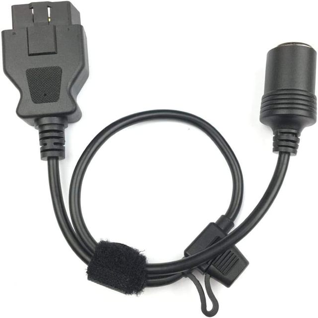 OBD2 Automotive Accessory 16AWG PVC Safely 15A Fuse Vehicle Car Constant Power Cable Cigarette Lighter Female Wiring Harness