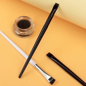 فرشاة تحديد الحواجب المسطحة فائقة الرقة كفاف الدقة فرشاة صغيرة بزاوية حادة وببطانة للعين الدقيقة فرشاة مكياج واحدة - Product Image 4