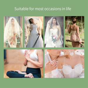 Coussinets de soutien-gorge jetables en tissu non tissé de haute qualité <span class=keywords><strong>Cache</strong></span>-tétons Sexy Femmes Beauté Couvre-seins Accessoires de lingerie Hongmiao - Product Image 6
