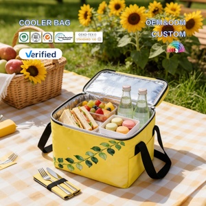 Huahao Wholesale OEM Custom Printing Insulated <strong>Cooler</strong> <strong>Bag</strong> Waterproof Eco-friendly Lunch <strong>Cooler</strong> <strong>Bag</strong> for Picnic - Product Image 1