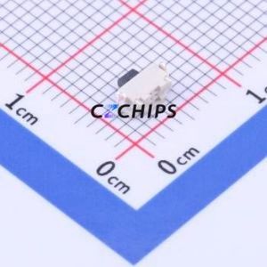 YTSA002A0351805B Tactile Switch SMD Switch Single Pole Single Throw Rectangle Button 1.8N Horizontal Mount - Product Image 2
