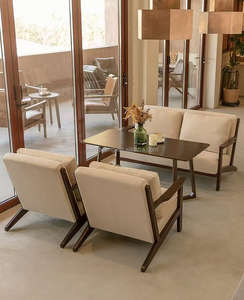 Silla de Madera Sólida de Alta Calidad y Bajo Costo para Comercios, Silla Individual para Restaurante de Comida Rápida - Product Image 1