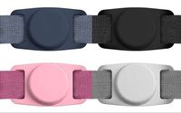 Support de collier pour chien en silicone, étui de protection anti-perte pour GPS, support de collier pour chat