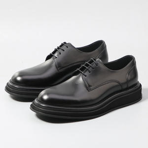 Zapatos Casuales de Cuero Genuino para Hombre, Diseño Moderno 2026, Punta Cerrada, Impermeables, para Oficina y Trabajo - Product Image 1