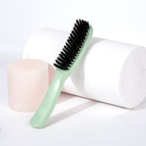 <span class=keywords><strong>Brosse</strong></span> à cheveux incurvée 360 Wave en bois 100% poils de <span class=keywords><strong>sanglier</strong></span> pour hommes, soin de la barbe, logo personnalisé, marque privée - Product Image 6