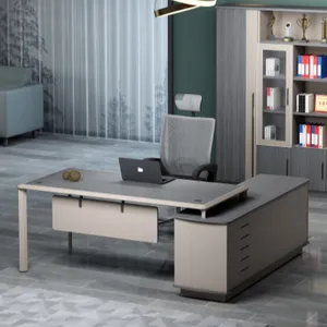 Nouvelle conception en aluminium PATRON bureaux simple élégant bureau bureau mobilier de bureau exotique