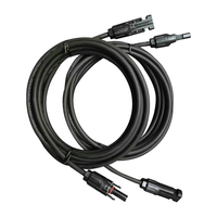 Cable de Extensión Solar Impermeable de 10/12 AWG, Cable de Cobre Estañado para Paneles Solares, Resistente a los Rayos UV, de 1m a 10m, Personalizable