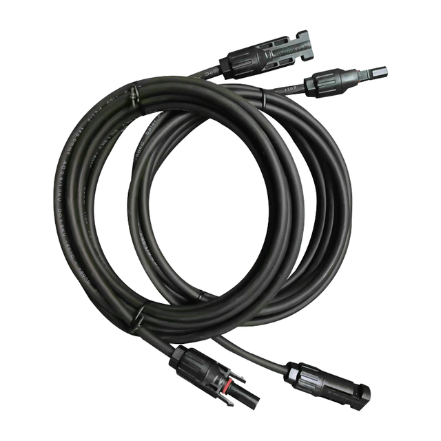 TUV Certified 1500V DC Solar Extension Cable 4mm2 6mm2 PV Cable with MC4 Connectors for Photovoltaic System