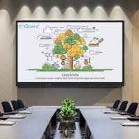 Nouvelle Tableau Blanc Interactif Intelligent IBoard 98 Pouces avec Interface USB et Série, Multi-Touch 20/50 Points pour Usage Scolaire/Bureau