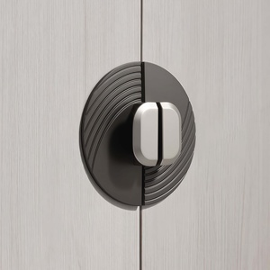 Invisible Semi-Circle Zinc Alloy Nordic Style Cabinet Handles Pulls for Kitchen Wardrobe Wine Cabinet Villa-Antirust Durable - Product Image 4