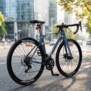 Vélo de <span class=keywords><strong>route</strong></span> permanent à vitesses pour adultes – Modèles <span class=keywords><strong>homme</strong></span>/femme, <span class=keywords><strong>guidon</strong></span> ultra-rapide, vélo de course léger - Product Image 4